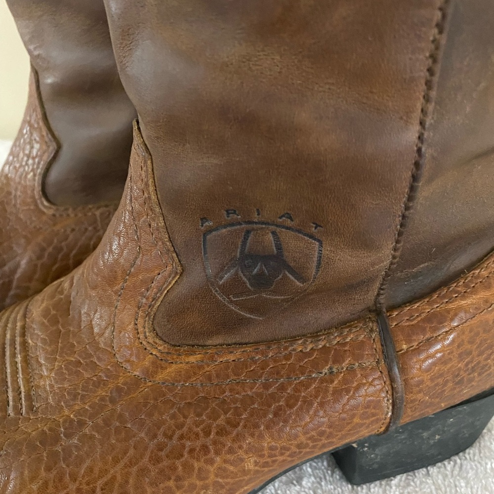 Ariat Distressed Tan Leather Boots